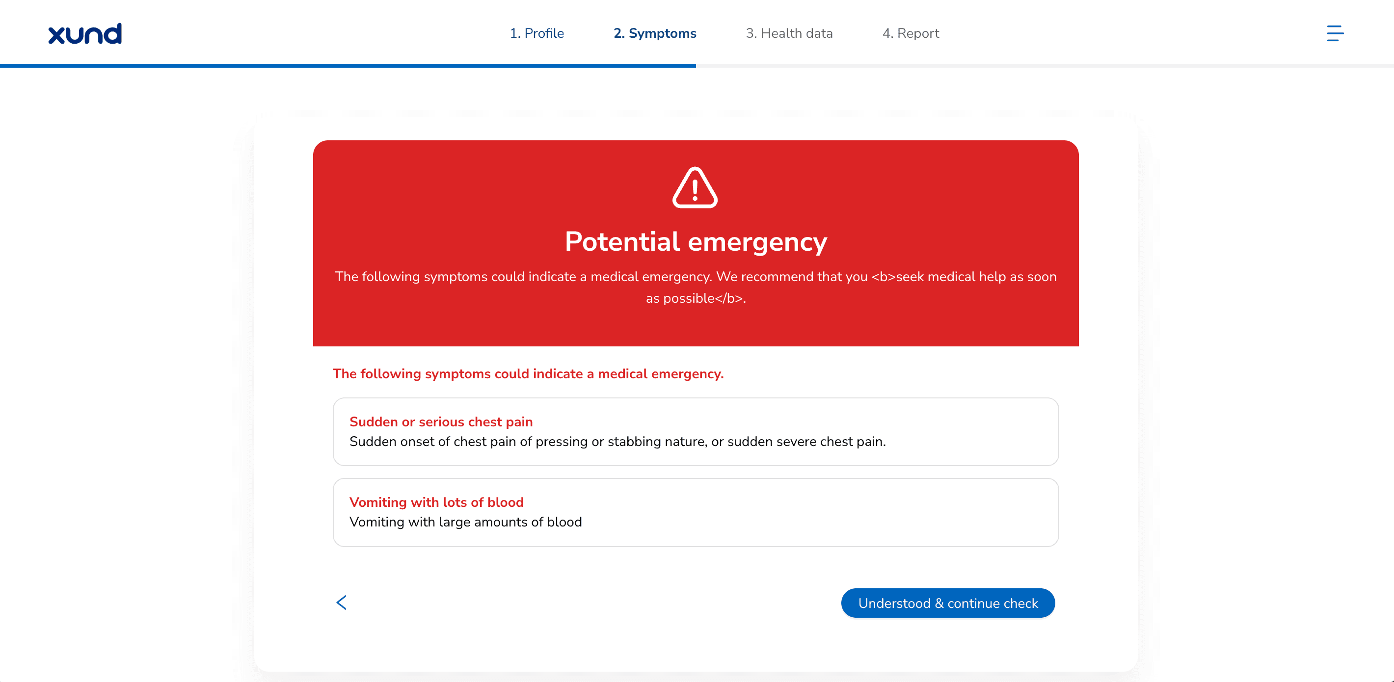Warning sign is triggered during the checkflow